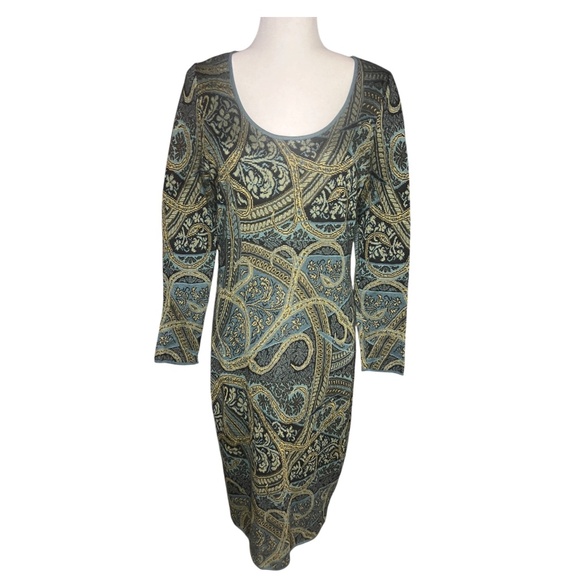 Peruvian Connection Kashmiri Sweater Dress Pima Cotton Medium - Picture 1 of 4